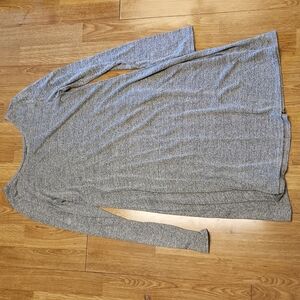 GAP Heather's gray long sleeve swing dress sz XS